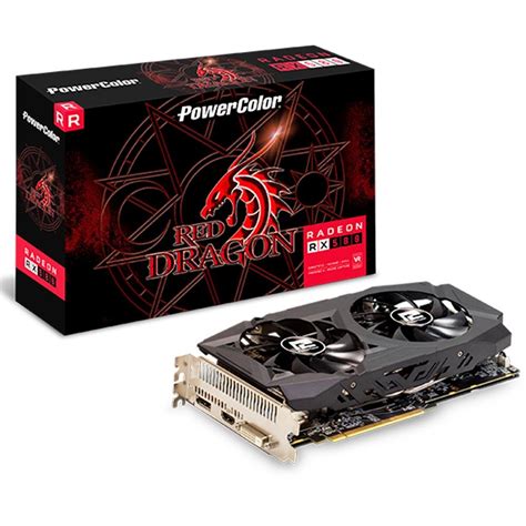 Placa de Vídeo PowerColor AMD Radeon RX580 KaBuM