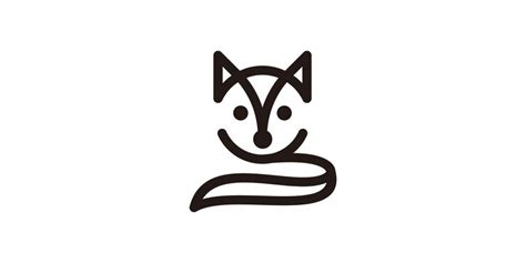 Premium Vector The Cute Fox Logo Design Is Made In A Minimalist Line