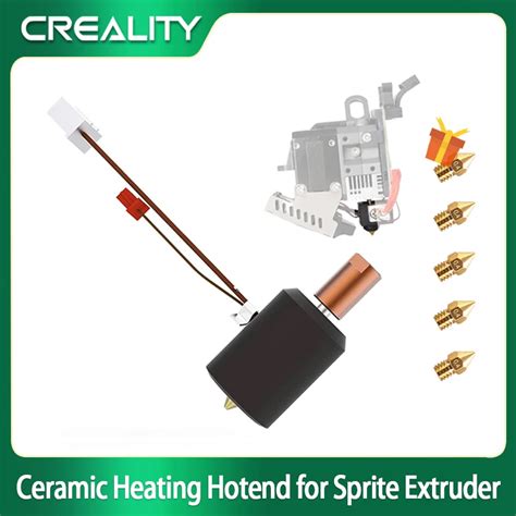 Creality Sprite Extrusora Cer Mica Aquecimento Hotend Kit Termistores