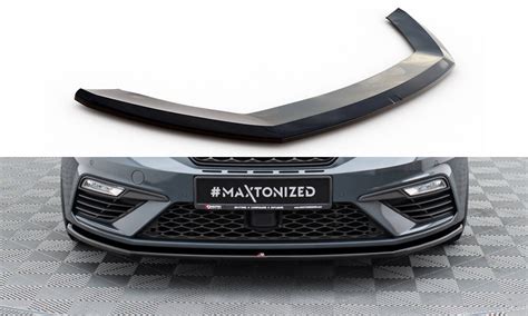 Front Splitter V Seat Leon Mk Cupra Fr Facelift Gloss Black Our