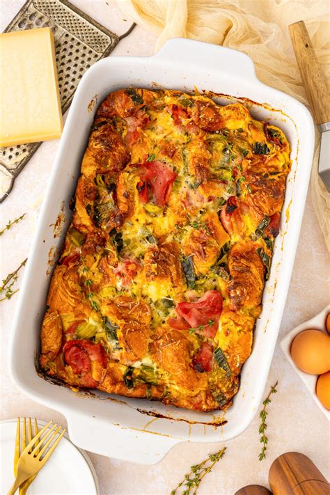 christmas morning breakfast casserole cooking   genes