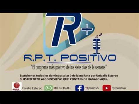 PROGRAMA RPT POSITIVO 17 DE MAYO 2020 UNIVALLE ESTEREO 105 3 FM YouTube