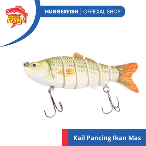 Jual Hungerfish Kail Pancing Bentuk Ikan Mas Hidup Anti Mocel Kail