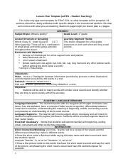 Lesson Plan Docx Lesson Plan Template Edtpa Student Teaching