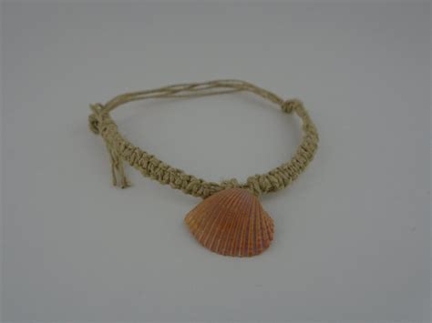 New Macrame Style Seashell Bracelets Adjustable Inches