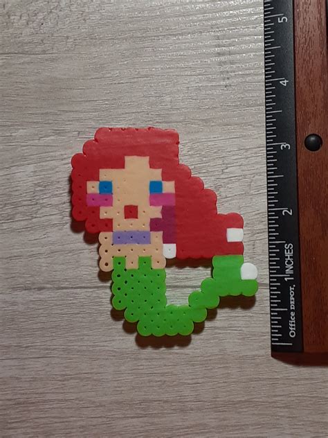 Disney Perler Bead Ariel Etsy