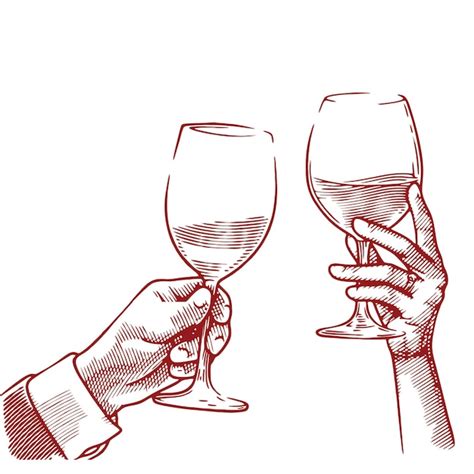 Premium Vector Hand Holding A Glass Of Wine