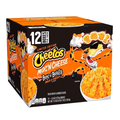 Cheetos Mac And Cheese Box Of Bones Bold And Cheesy 5 9 Ounce Pack Of