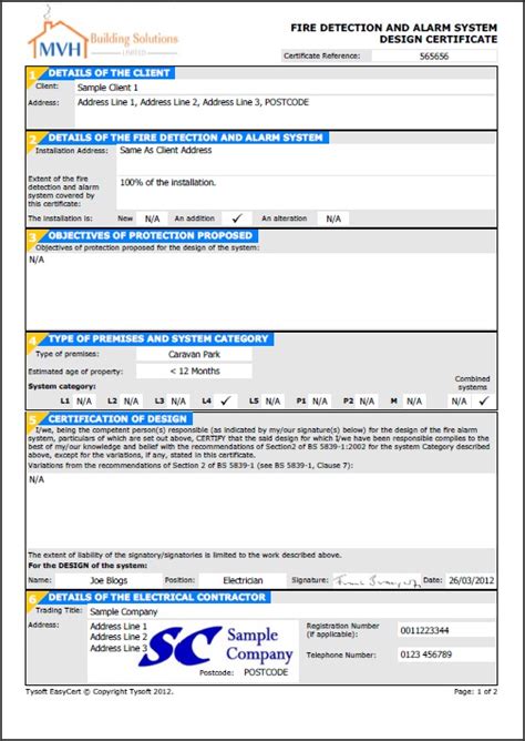 Tysoft Easycert Certificates