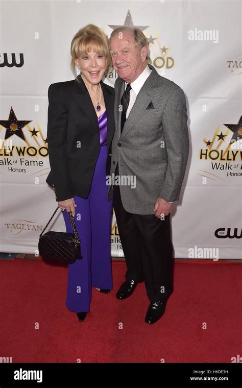 Barbara Eden and her husband Jon Eicholtz attend the 'Hollywood Walk of ...