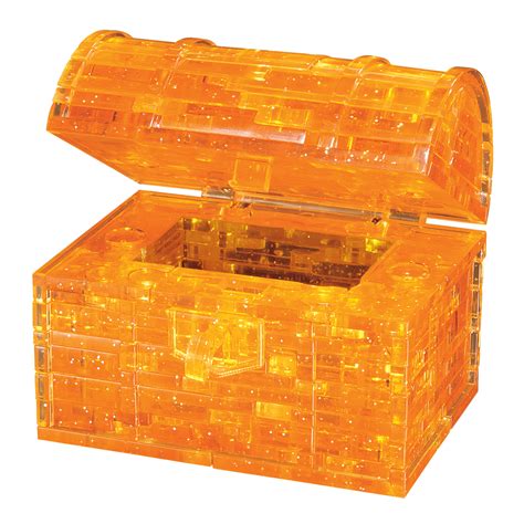 Bepuzzled 3D Crystal Puzzle Treasure Chest 52 Pcs