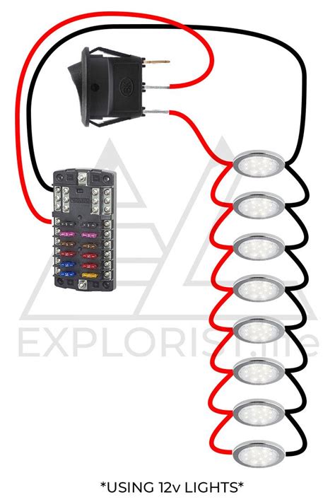 How To Wire Lights And Switches In A Diy Camper Van Electrical System