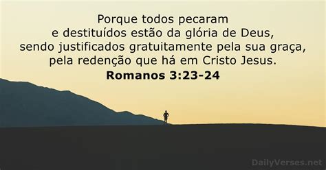 Todos Pecaram E Est O Destitu Dos Da Gl Ria De Deus