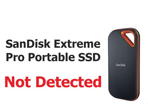 SanDisk Extreme Pro Portable SSD Wird Nicht Erkannt Expertentipps Zur