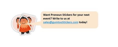 What Are Pronoun Stickers And Why Do They Matter? | Gumtoo