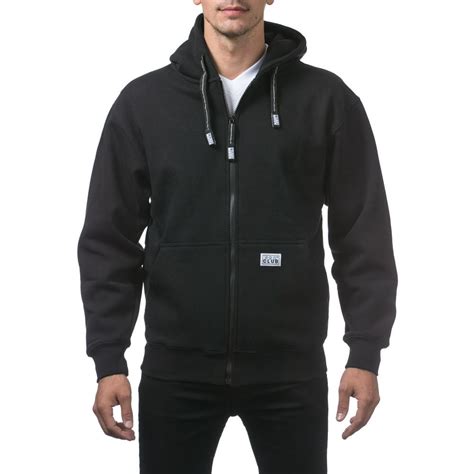 Pro Club Pro Club Mens Heavyweight Full Zip Fleece Hoodie Walmart