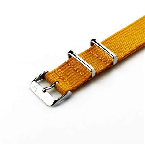 Mustard Nato Strap Textile Nato Strap In Mustard Color Vild