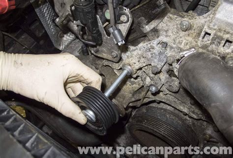 Mercedes Benz W211 Coolant Pump Replacement 2003 2009 E320 Pelican Parts Diy Maintenance Article