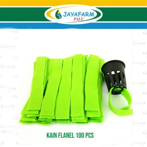 Jual Kain Flanel Sumbu Hidroponik Isi Pcs Kota Palu Jayafarm