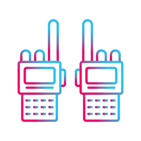 Walkie Talkie Vector Icon Vector Art At Vecteezy