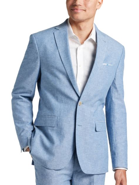 Joe Joseph Abboud Slim Fit Linen Blend Suit Separates Jacket Mens