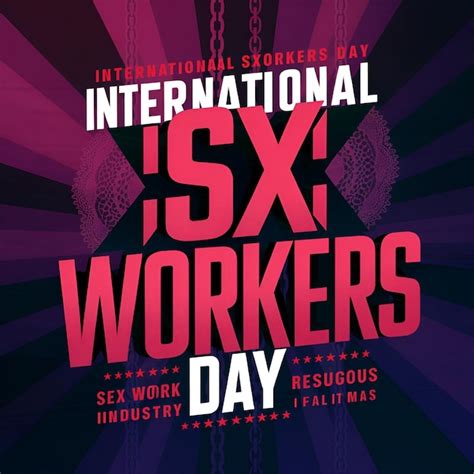 Premium Photo Empowerment In Unity International Sex Workers Day Bold