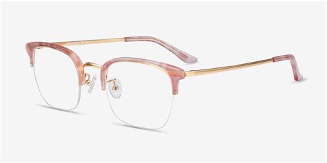 Curie Browline Pink Glasses For Women Eyebuydirect