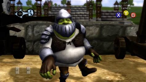 Lancelot Castle Capture Shrek The Third Xbox 360 Walkthrough Youtube