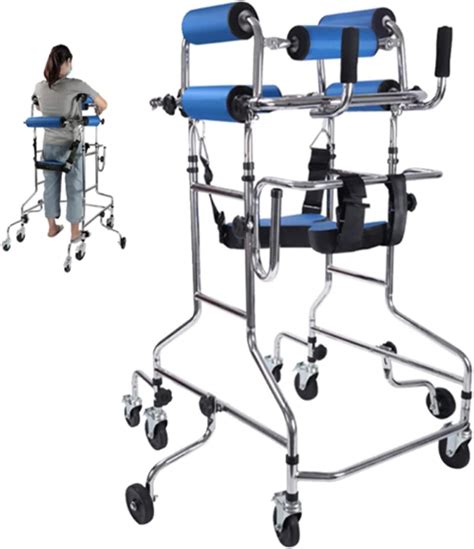 Hémiplegia Déambulateur portable pour adulte Hauteur réglable pour