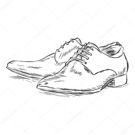 Herunterladen Vektor Skizze Illustration Herrenschuhe