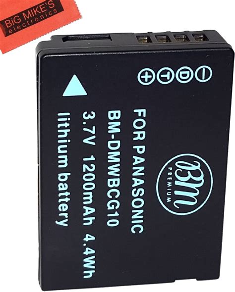 BM Premium DMW BCG10E DMW BCG10PP Battery For Panasonic Lumix DMC ZS5