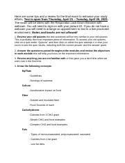 Final Exam Review SP22 Docx Here Are Some Tips And A Review For The