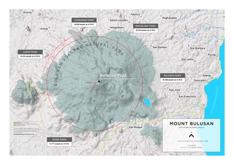 David Garcia — Mount Bulusan and surrounding settlements. One of...