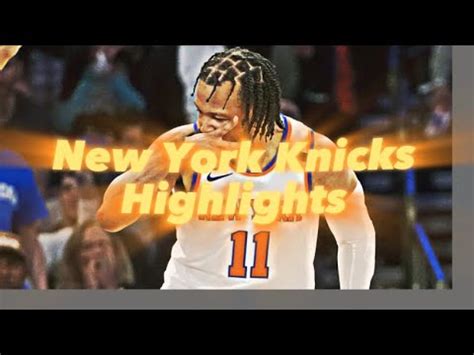 New York Knicks Highlights - YouTube