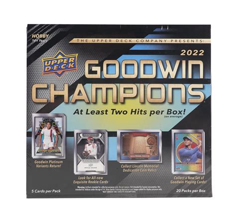 2024 Upper Deck Goodwin Champions Hobby Box Alvina Shaina