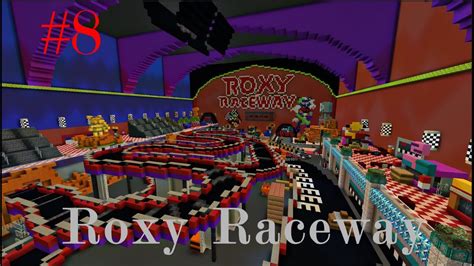 Minecraft Security Breach Recreation Part Roxy Raceway Glamrock