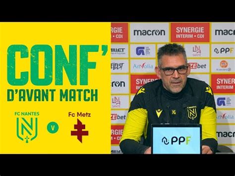 Jocelyn Gourvennec Avant FC Nantes FC Metz