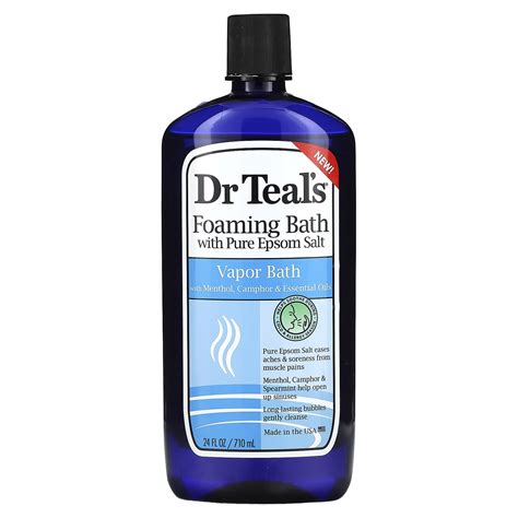 Dr Teal S Foaming Bath With Pure Epsom Salt Vapor Bath Fl Oz