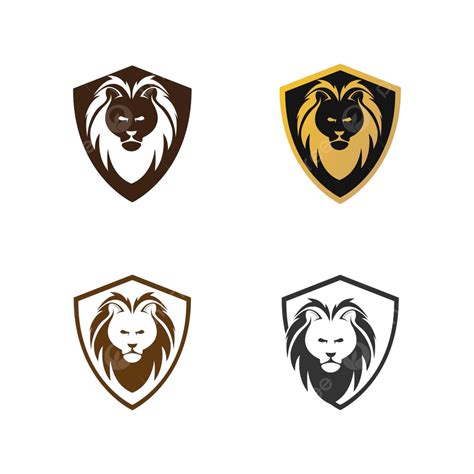 Lion Head Logo Vector Attack Concept Corporation Vector Attack