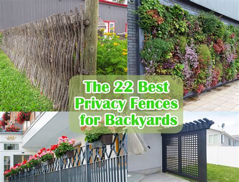 The 22 Best Privacy Fences For Backyards