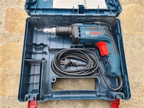 BOSCH PROFESSIONNEL GSR 6 60 TE Visseuse Placo COMME NEUVE EUR 140 00