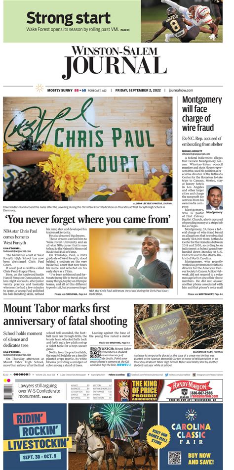 Winston-Salem Journal | JournalNow - Here's an early look at Friday's