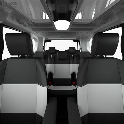 Citroen Berlingo with HQ interior 2021 3D model - Vehicles on Hum3D