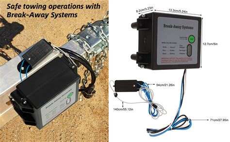 Trailer Brakes Breakaway Kit With Led Battery Meter Trailer Break