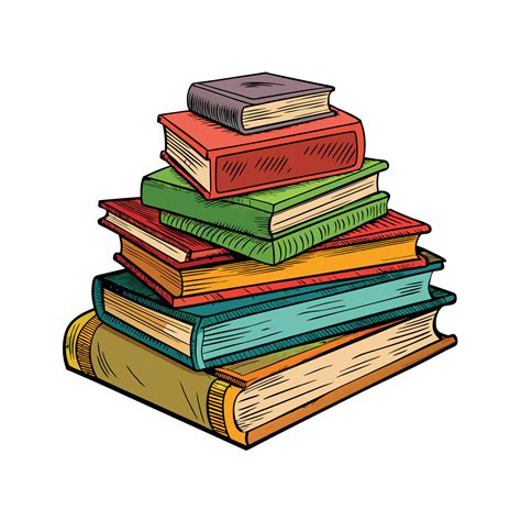 Old books concept illustration 47532188 Vector Art at Vecteezy