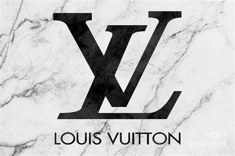 Louis Vuitton Grey Marble 1 Digital Art By Del Art