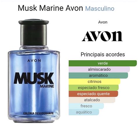 Perfume Masculino Musk Colônia Desodorante Avon 90ml Original