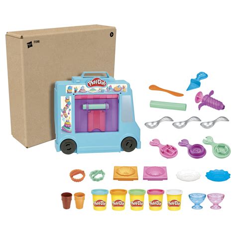 Play Doh Kitchen Creations Ultimate Ice Cream Truck Toy Playset Food