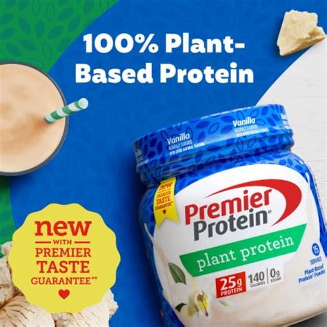 Premier Protein Vanilla Plant Based Protein Powder 18 6 Oz Pick N Save