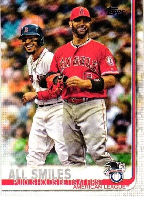 Topps All Smiles Albert Pujols Los Angeles Angels Ebay